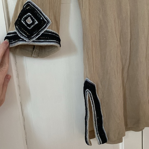 Soft Surroundings Beaded Swim Cover-Up Dress Tunic Sequin Sequence‎ Size Medium - Picture 4 of 11